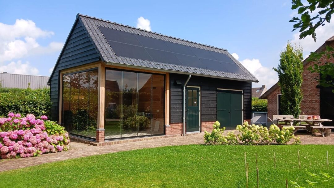 Berging met tuinkamer in Meerkerk