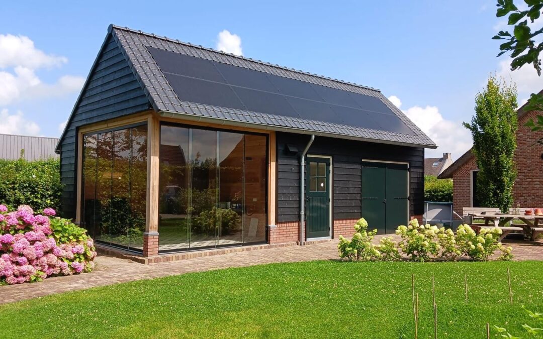 Berging met tuinkamer in Meerkerk